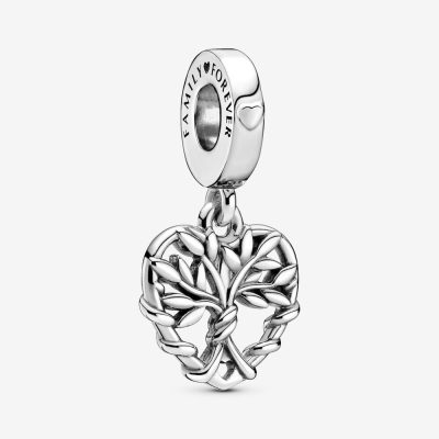 Pandora Heart Family Tree Dangle Charm - 799149C00