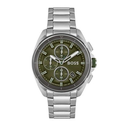 BOSS-Volane-Mens-Chronograph-Watch-1513951-44-mm-Green-Dial