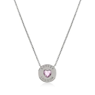 Silver Love Heart Necklace - RYJ2133