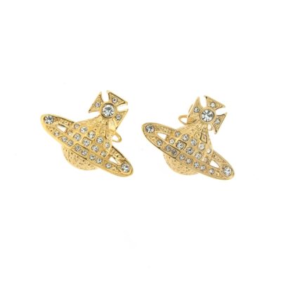 Minnie Bas Relief Gold Earrings - 62010067-R108-CN