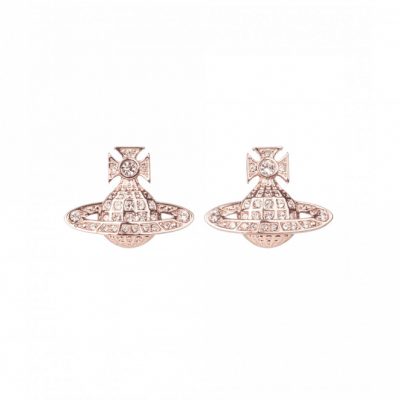 Minnie Bas Relief Rose Gold Earrings - 62010067-G112-CN
