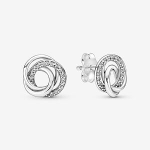 Family Always Encircled Stud Earrings - 291076C01