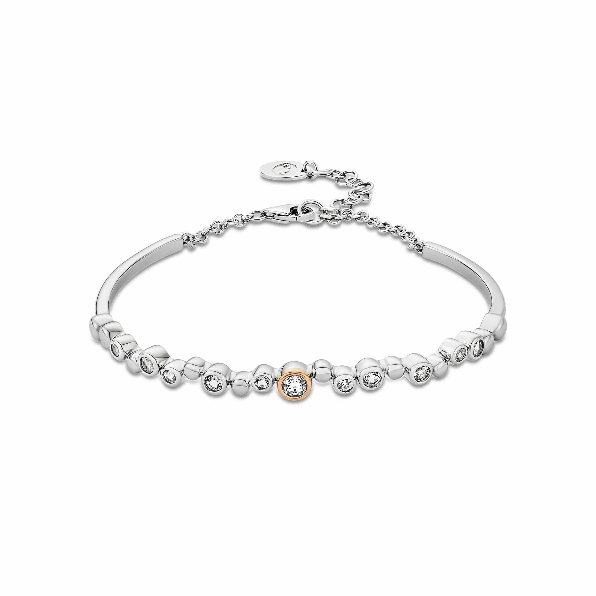 3SCEL899_a81ee5e1-400e-4687-8ddd-bc5030f30930 Clogau® Celebration Sterling Silver Banglet with Topaz