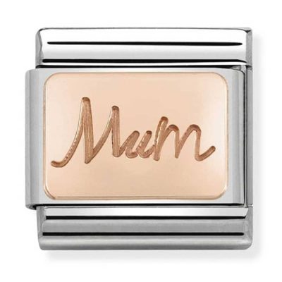 Nomination Rose Gold Mum Charm Stanley Hunt Jewellers