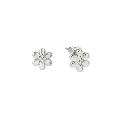 Nomination Petit Sparkle Silver Flower Studs