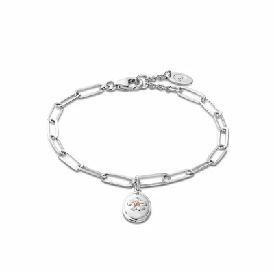 Nature's Wonder Sterling Silver Forget-Me-Not Bracelet