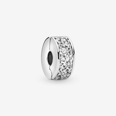 Pandora Clear Pavé Clip Charm - 791817CZ