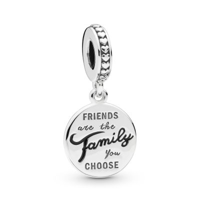 PANDORA PEOPLE Friends Are Family Dangle Charm - 798124EN16